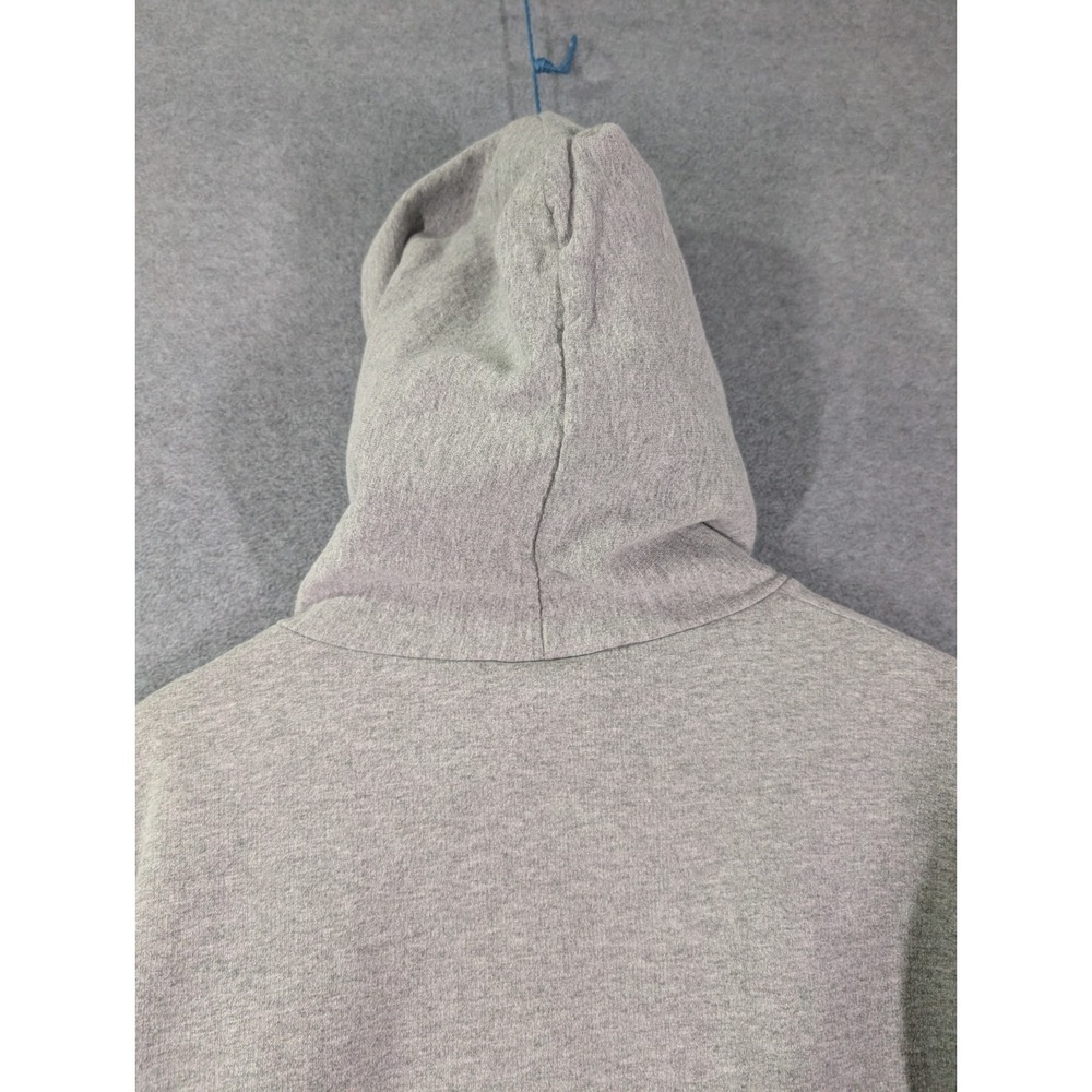 Champion Doane College Hoodie Mens Large Gray Spell Out Sweatshirt - Picture 5 of 9